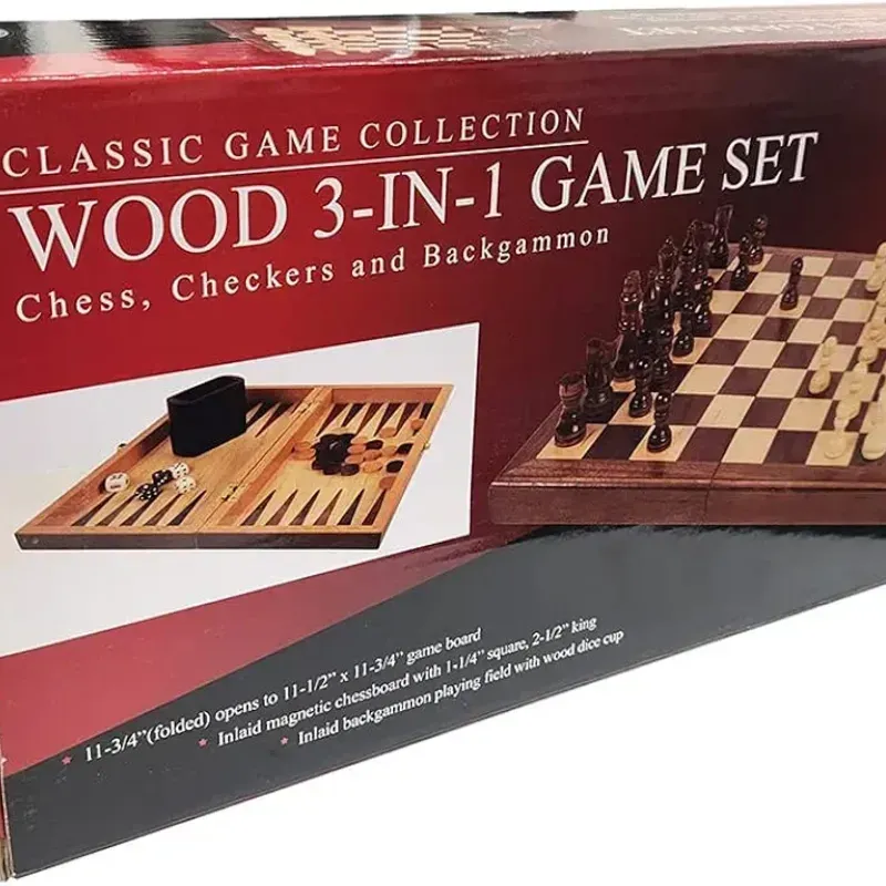 Tableros de juegos 3 en 1