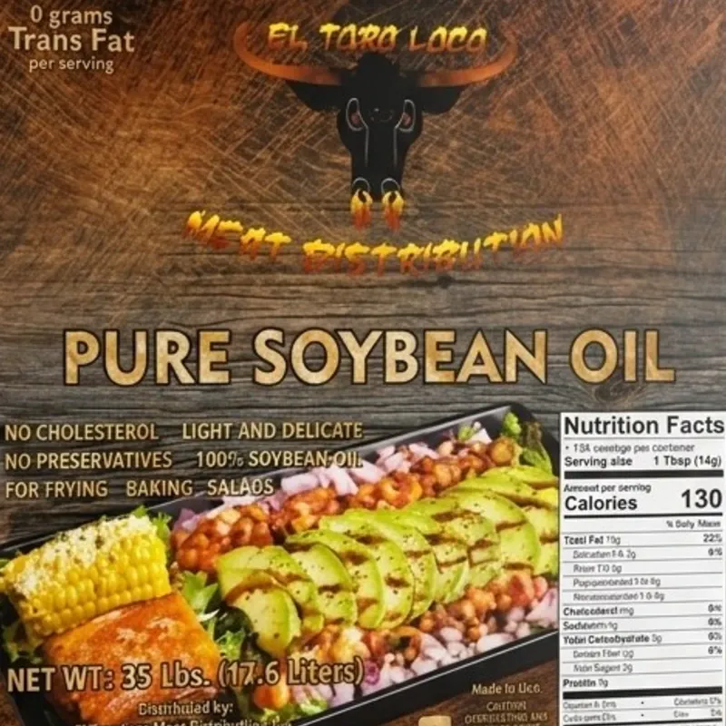 Aceite Puro de Soya El Toro Loco - 35 libras (17.6 litros)