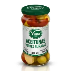 Aceitunas Aliñadas Vima - 314 g