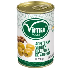 Aceitunas Rellenas con Anchoas Vima 