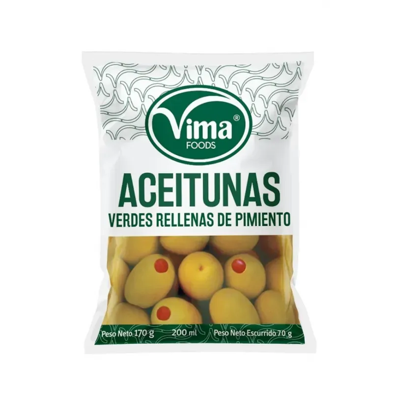 Aceitunas rellenas con pimiento 