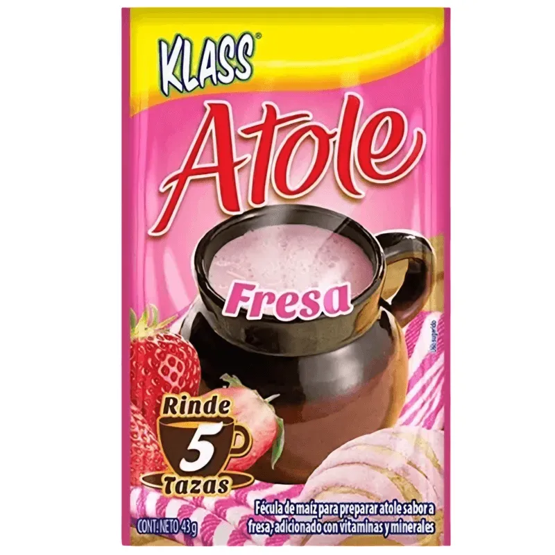 Atole natilla de Fresa Klass
