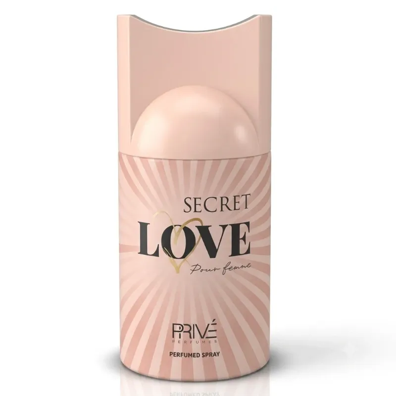 Body Spray Privé Secret Love Pour Femme – 200 ml