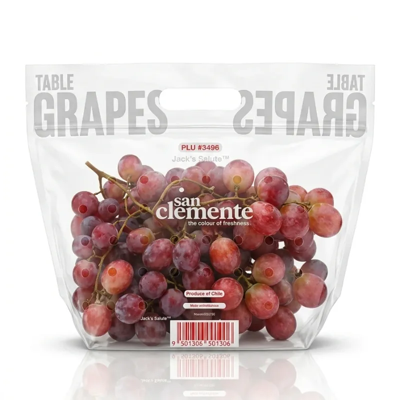 Bolsa de Uva roja sin semilla XL Jack's Salute de San Clemente chilena - 1.80 lb (aprox. 816g)