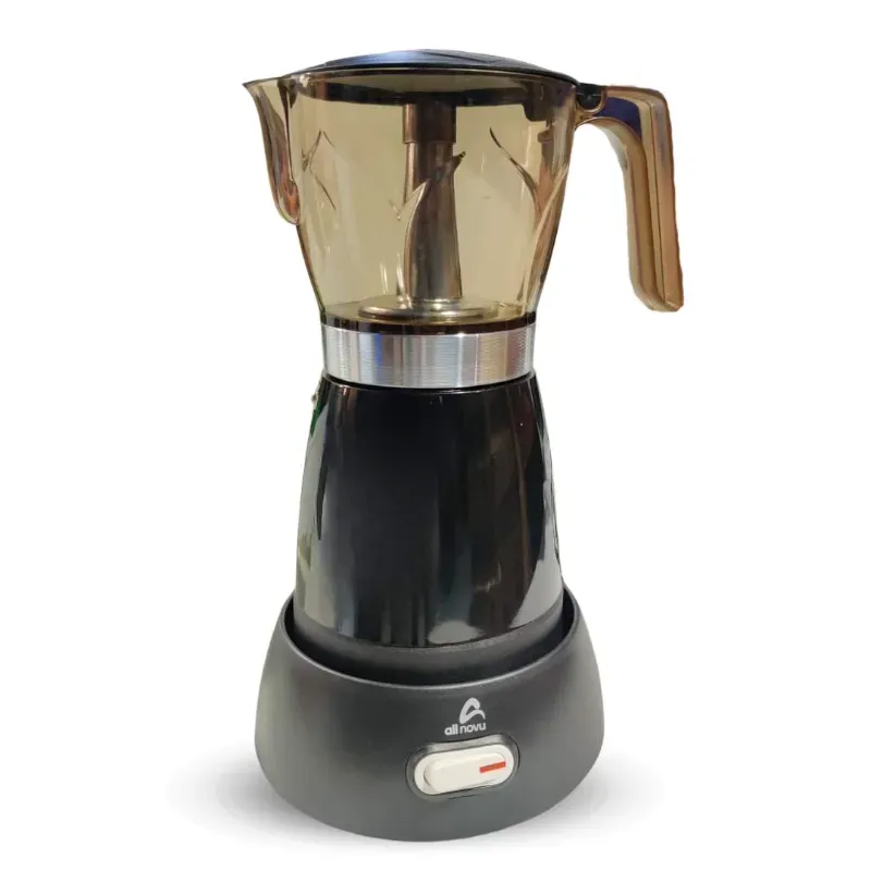 CAFETERA ELÉCTRICA TRANSPARENTE ALLNOVU