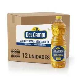 Caja de Aceite vegetal Del Campo- 12 × 900 ml