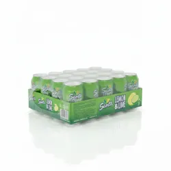 Caja de Refresco gaseado de limón importado SANTA o BRIZO segun disponibilidad - 24 unidades 