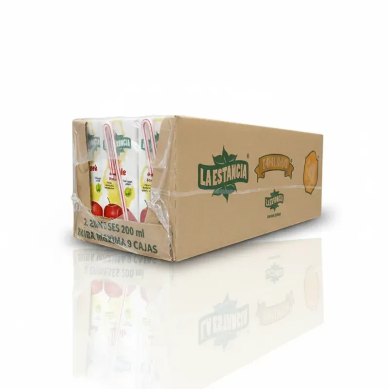 Caja de Jugo de Manzana La Estancia 