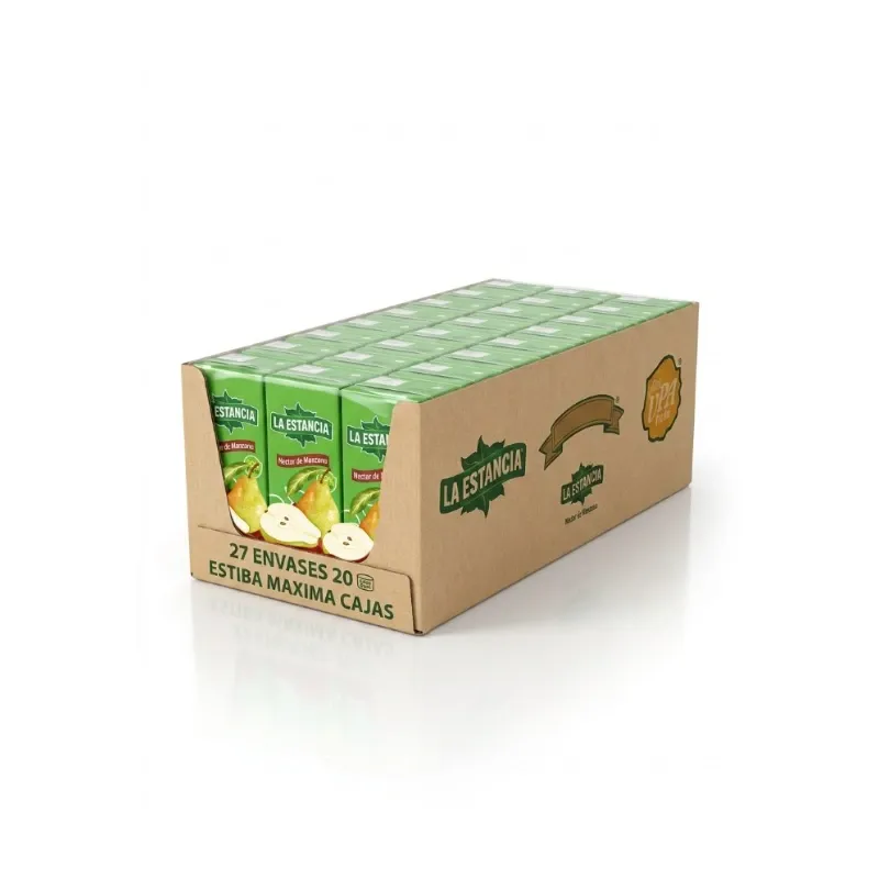 Caja de Jugo de Pera La Estancia - 27 unidades (200 ml c/u)
