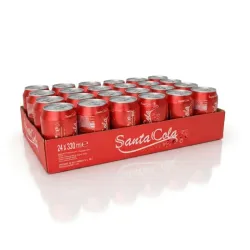 Caja de refresco de Cola importado Santa Cola o RITZ segun disponibilidad 