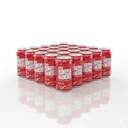 Caja de refresco de Cola importado Max Boom o SANTA segun disponibilidad 