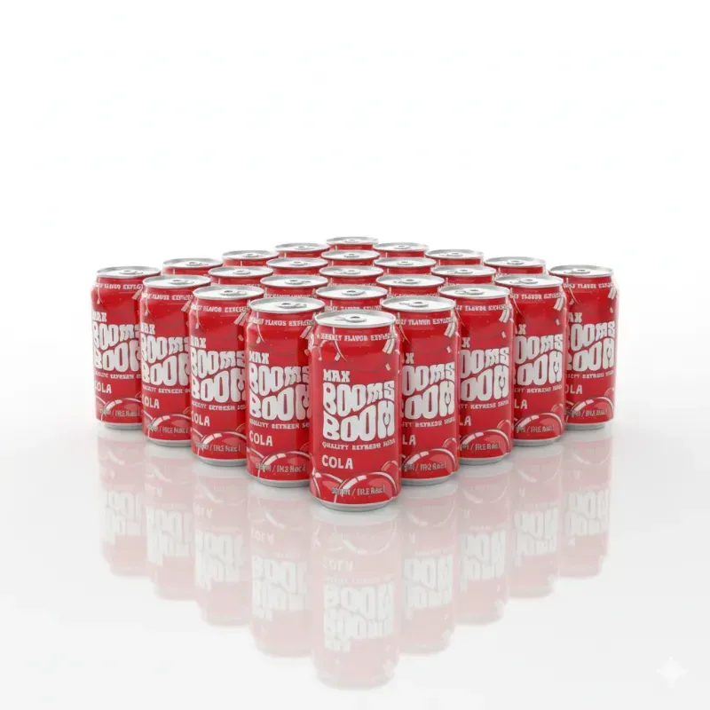 Caja de refresco de Cola importado Max Boom o SANTA segun disponibilidad 