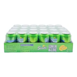 Caja de Refresco gaseado de limón importado SANTA o BRIZO segun disponibilidad 