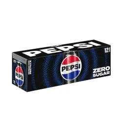 Caja de Refresco Pepsi Zero Sugar - 12 unidades