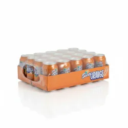 Caja de Refresco Santa de Naranja - 24 latas x 330 ml