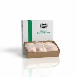 Cajas de pollo de muslo con contramuslo 