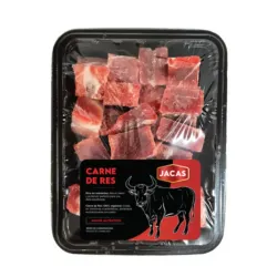 Carne de Res Troceada en Bandeja sellada al vacío importada 