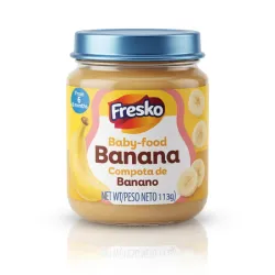 Compota de Banano Fresko Baby-Food - Frasco de 113 g (4 oz)