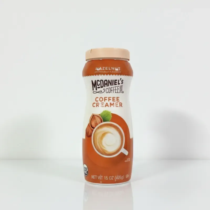 Crema de cafe saborizada con avellanas 