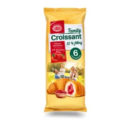 Croissant Relleno de Fresa Family - 6 unidades
