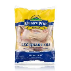 Cuartos de Pollo Congelados Country Pride Chicken Leg Quarters - Bolsa de 10 lb (4.53 kg)