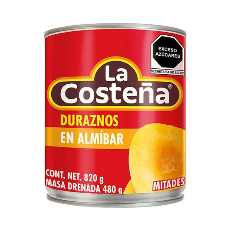 Duraznos en Mitades La Costeña - 820 g
