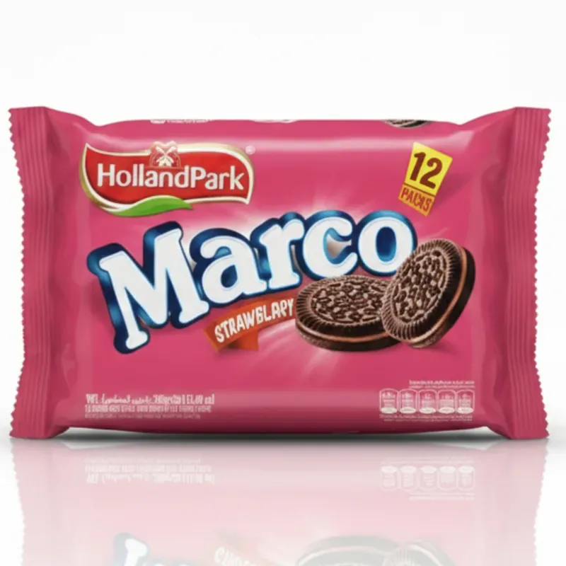 Estuche de Galletas Marcos con crema de fresa Holland Park 