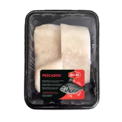 Filete de Bacalao en Bandeja sellado al vacio importado