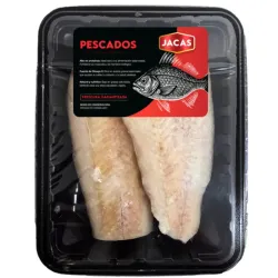 Filete de Merluza en bandeja sellado al vacío importado