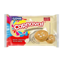 Galleta Carnaval rellenas de crema de coco