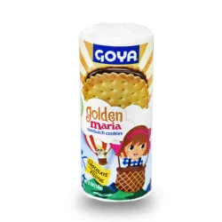 Galleta Golden Maria rellena de crema de chocolate GOYA- 5.1oz