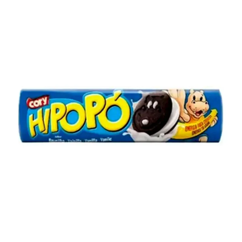 Galleta Hipopó de chocolate rellena de crema de vainilla 