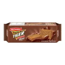 Galletas con Crema de Chocolate Tiguer - 75 g