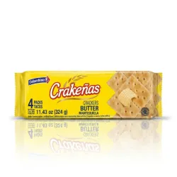 Galletas Crakeñas de Mantequilla Colombina - 4 tacos (324 g)