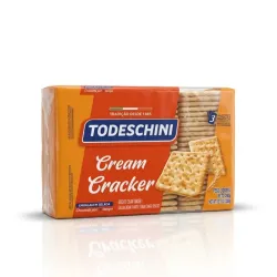 Galletas Cream Cracker Todeschini - Empaque de 340 g (12 oz / 3 Paquetes Prácticos)