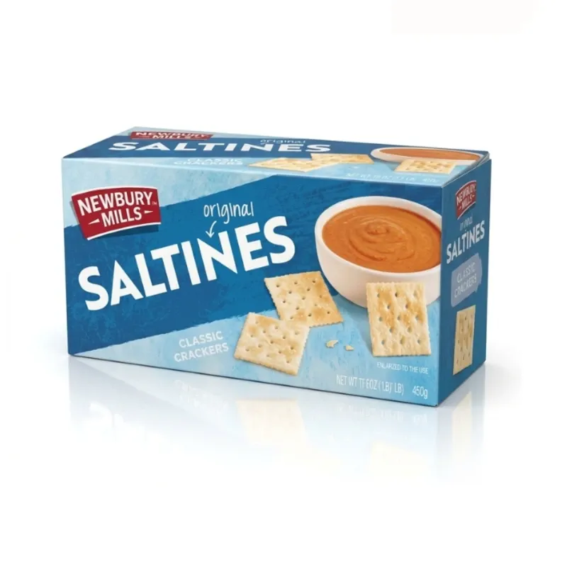 Galletas de Sal Newbury Mills Original Saltines - Caja de 16 oz / 1 lb (450 g)