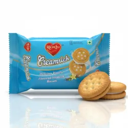 Galletas Rellenas de Crema de Vainilla Creamrich - 64g
