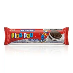Galletas Rellenas Pica-Pau Todeschini Sabor Chocolate con Vainilla - 115 g