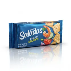Galletas Saladas "La Salada Crujiente" - Paquete de 110 g