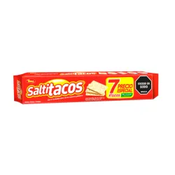 Galletas Saladas Saltitacos - 7 tacos × 85 g