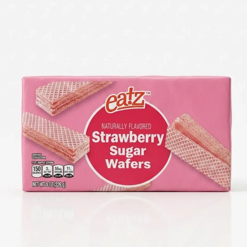 Galletas Wafer Sabor a Fresa Eatz - 8 oz (226 g)