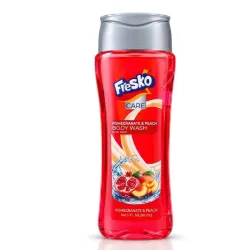 Gel de Baño Fresko Care Granada & Durazno (Pomegranate & Peach) - Botella de 355 ml