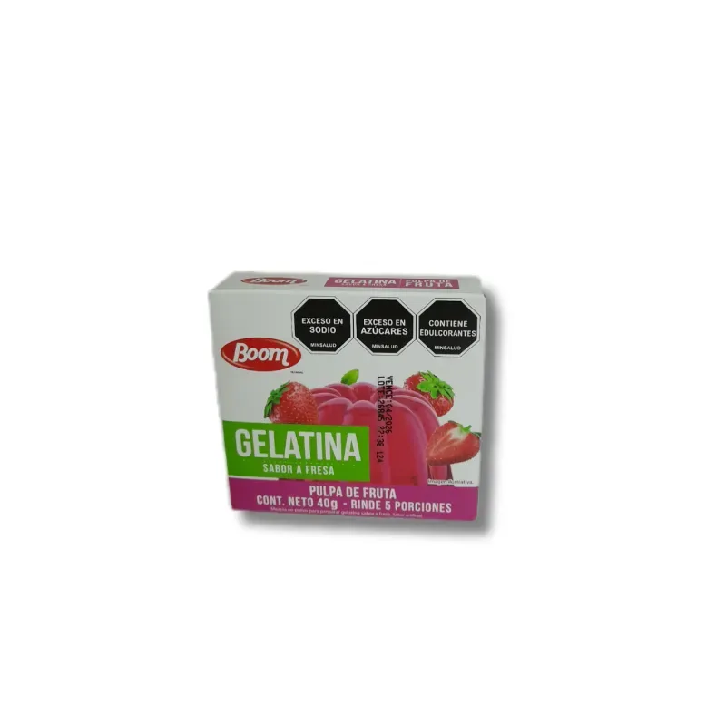 Gelatina de Fresa