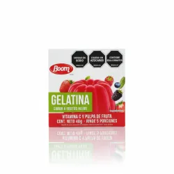 Gelatina de Frutos Rojos 