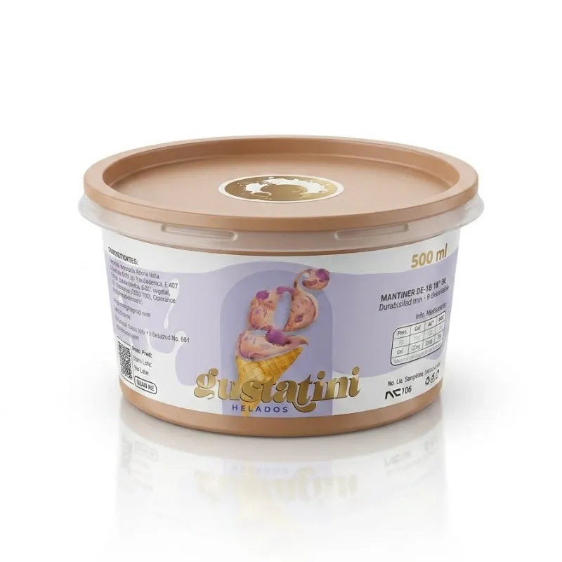 Helado de Chocolate Gustatini - 500 ml
