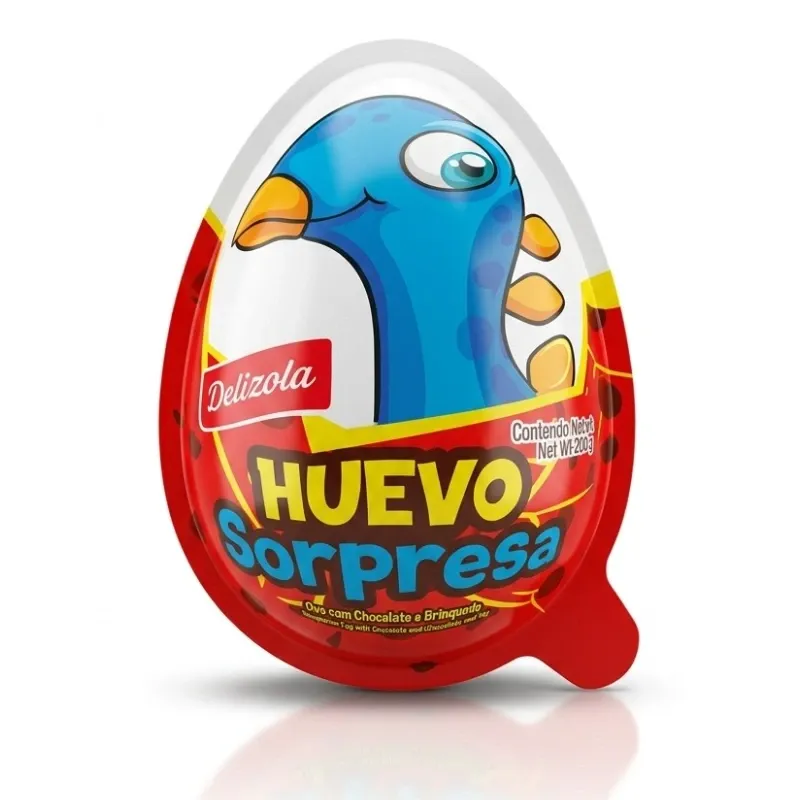 Huevo Sorpresa Delizola con Chocolate y Juguete - 20 g