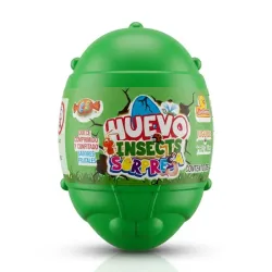 Huevo Sorpresa Insects - Dulce Comprimido y Confitado Sabor Frutal