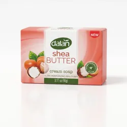 Jabón de Tocador Dalan Cream Soap Shea Butter (Manteca de Karité) - Pastilla de 3.17 oz (90 g)