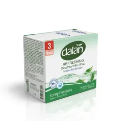 Jabón de Tocador Desodorante Dalan Refreshing Spring Freshness - Paquete de 3 Pastillas (3 x 90 g / 270 g total)