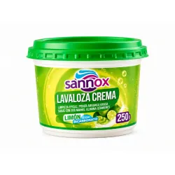 Lavavajillas en pasta -limón y bicarbonato - Sannox (250 g / 0.55 lb)